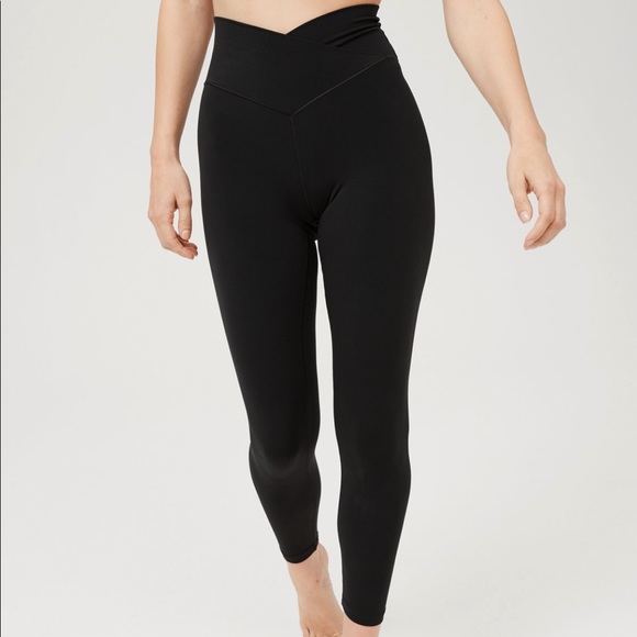 aerie real me high waisted crossover leggings aerie real me high waisted crossover leggings